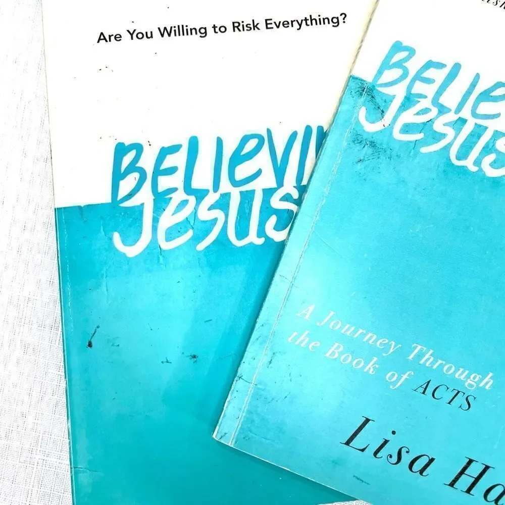 Acts Believing Jesus Book and Workbook Bible Study Lisa Harper